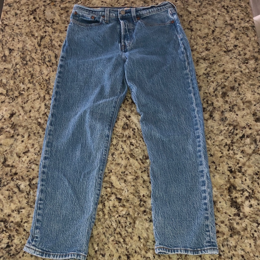 Levi's Light Blue Button-Fly Jeans